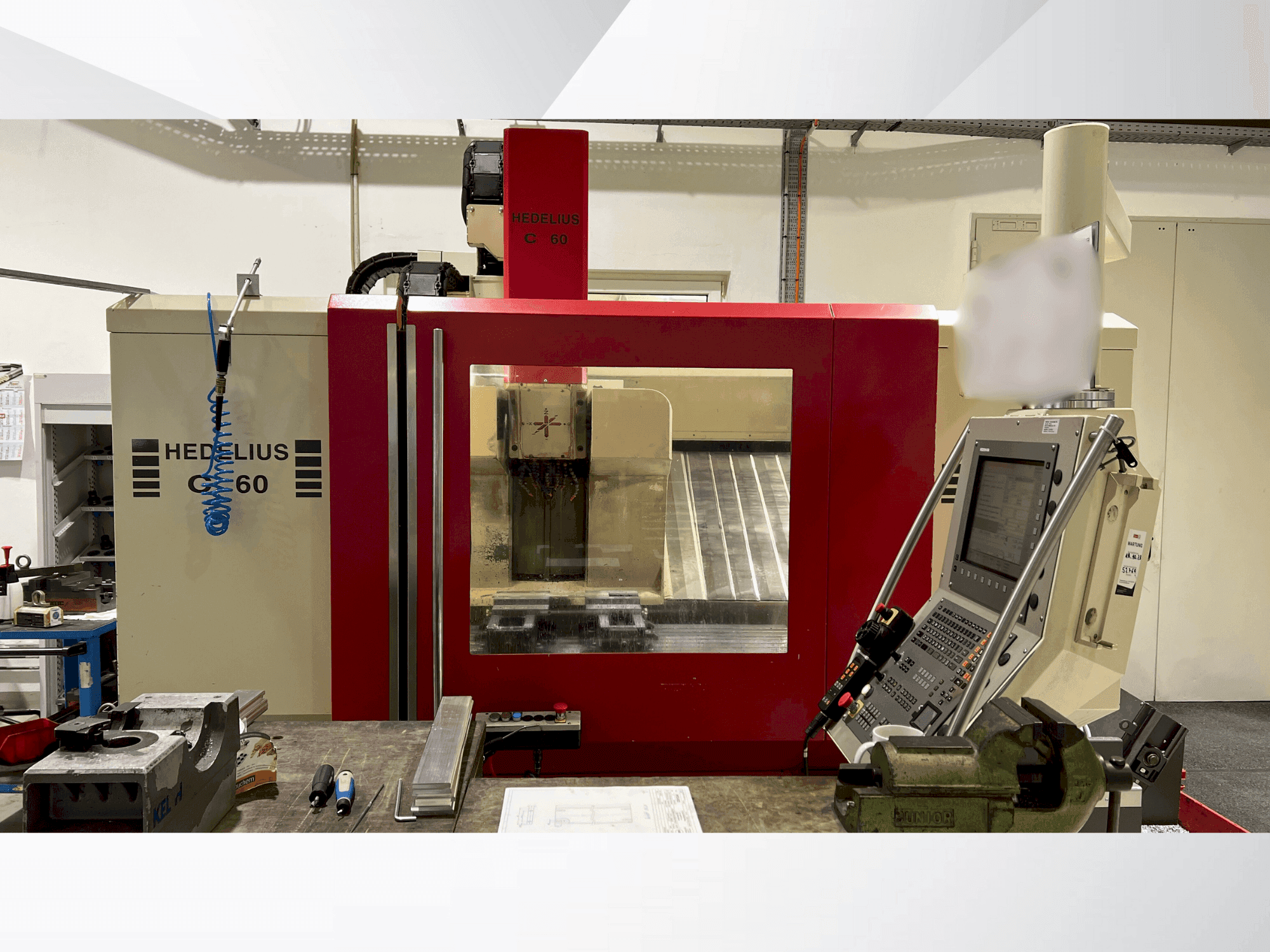 Prikaz  stroja HEDELIUS C60S-1200  sprijeda