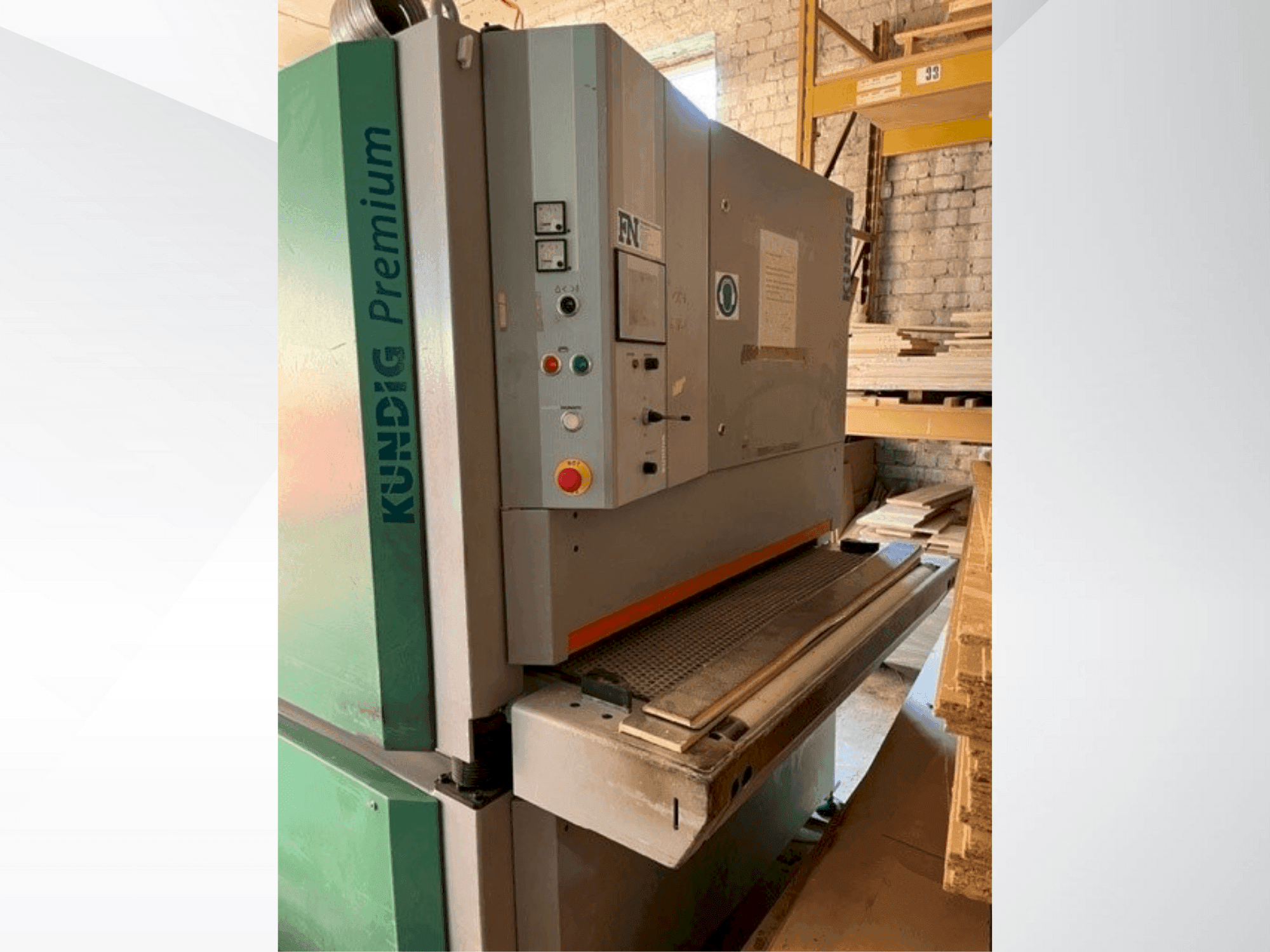 Prikaz  stroja Kundig Premium-2 1100-RE  sprijeda