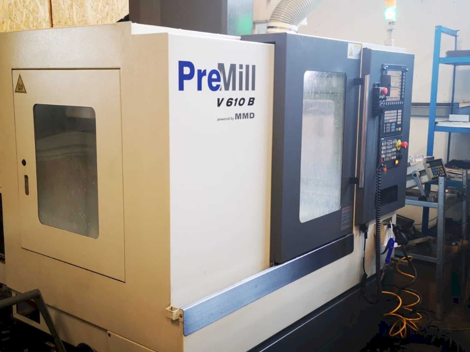 Prikaz  stroja PreMill V 610 B  sprijeda