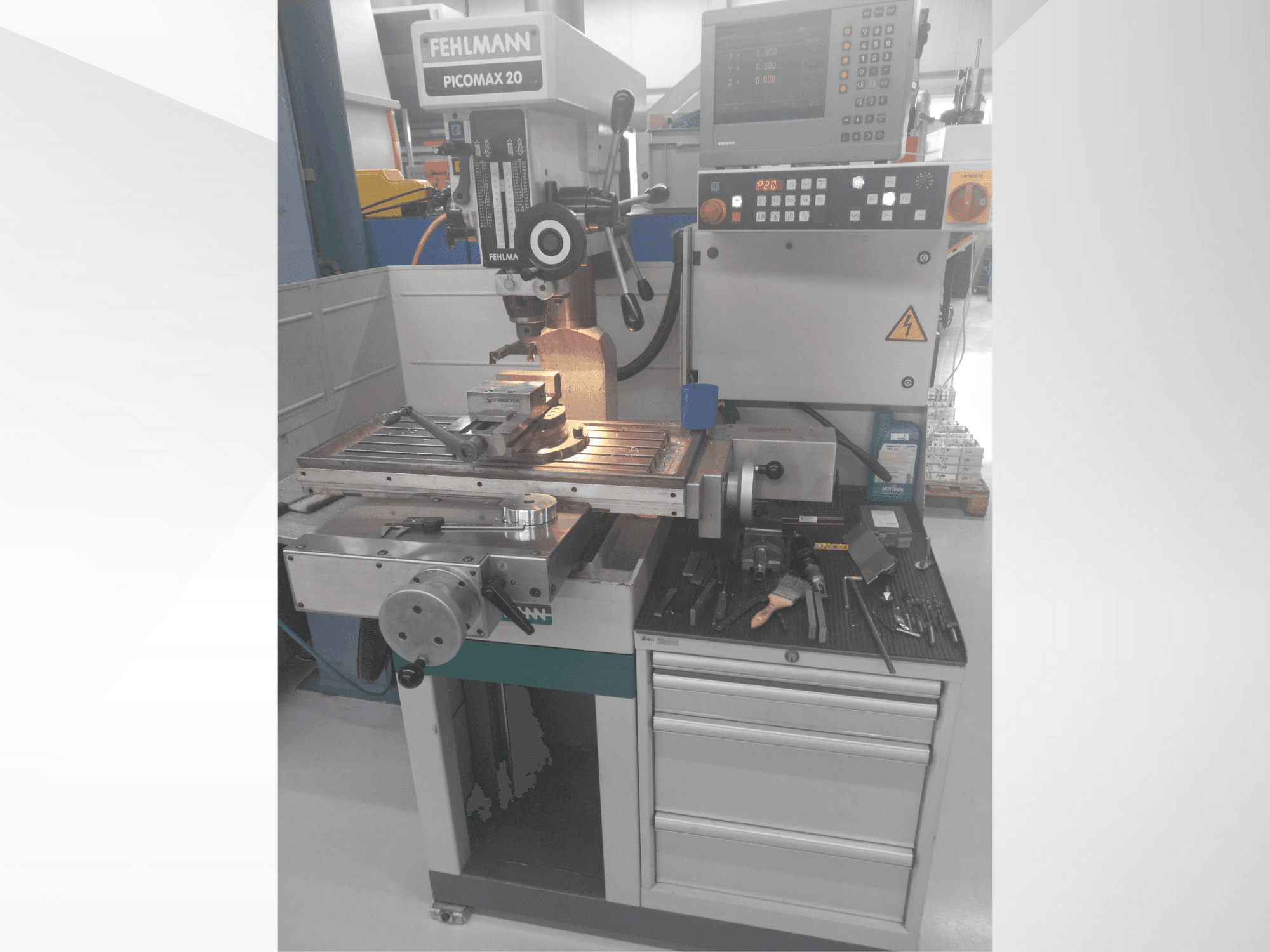 Prikaz  stroja FEHLMANN PICOMAX 20  sprijeda