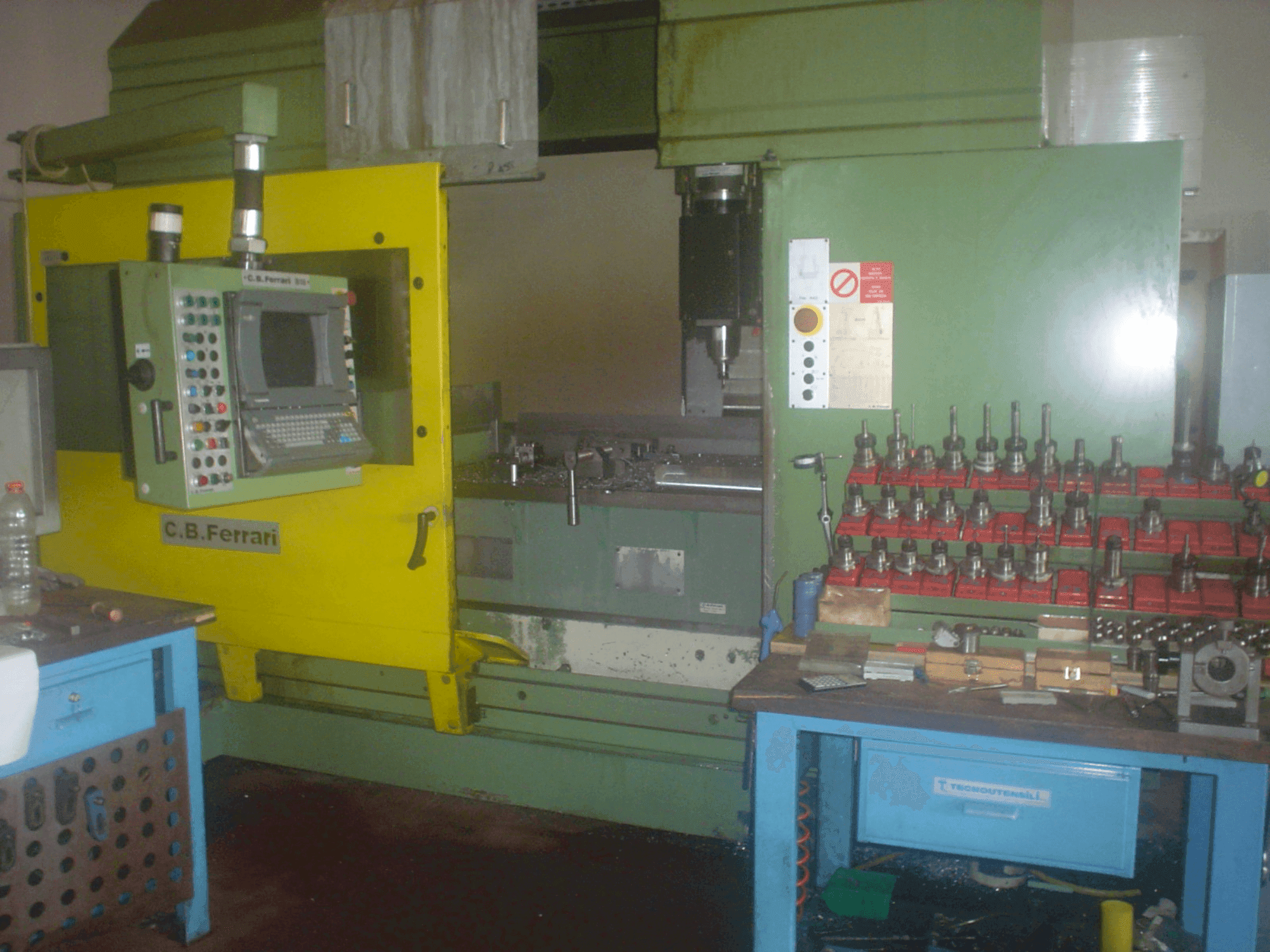 Prikaz  stroja C.B. Ferrari B18  sprijeda