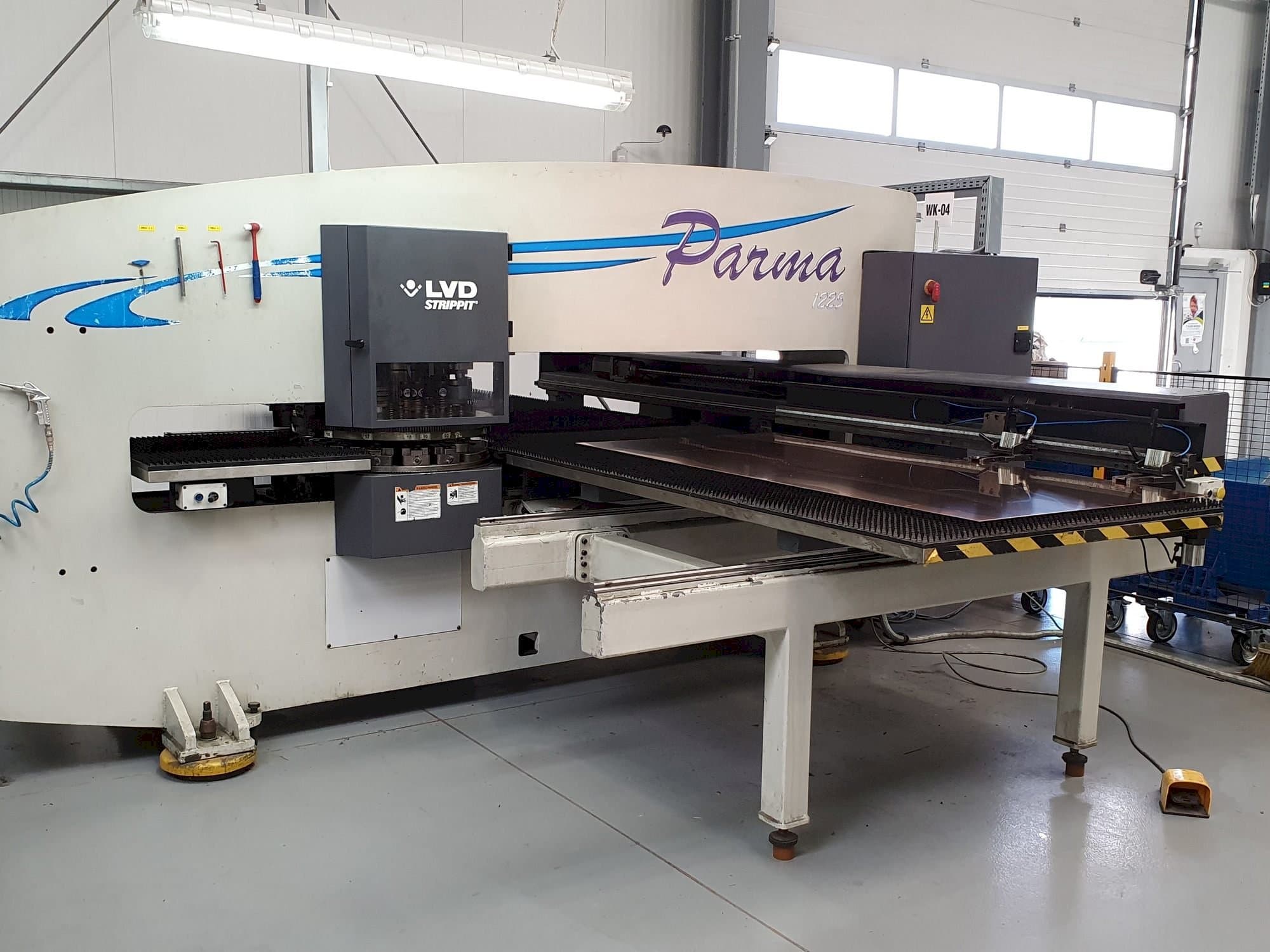 Prikaz  stroja LVD PARMA 1225 TK  sprijeda