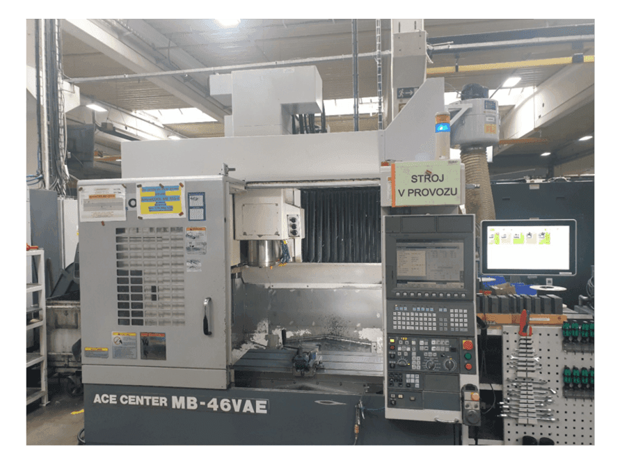 Prikaz  stroja Okuma MB-46VAE  sprijeda