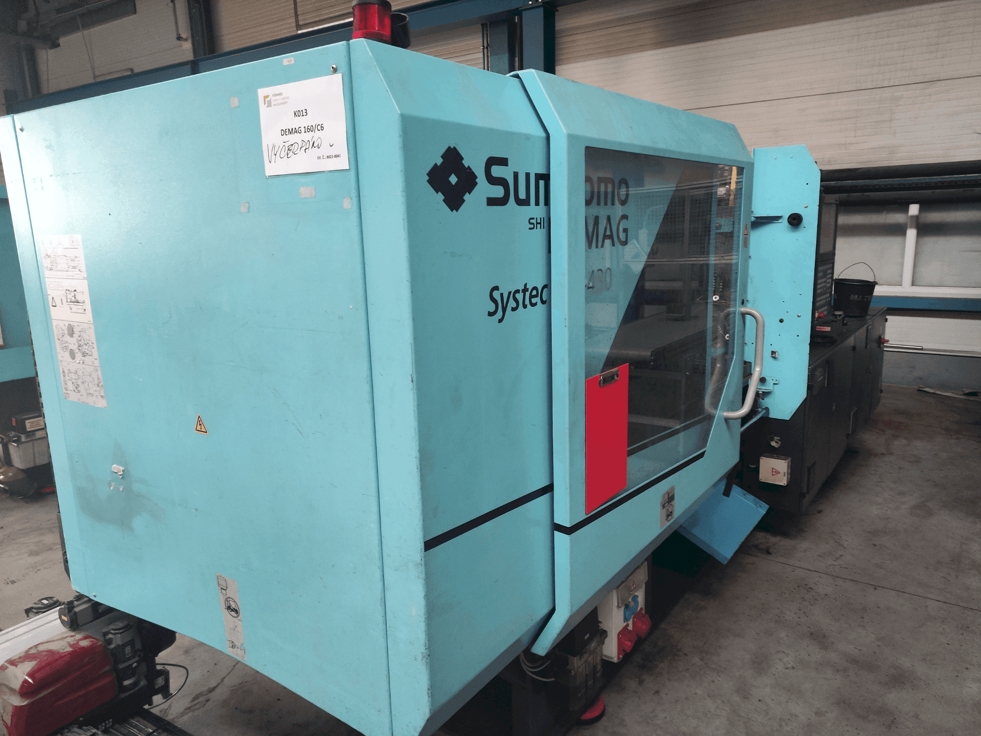 Prikaz  stroja DEMAG Systec 160-520/430  sprijeda