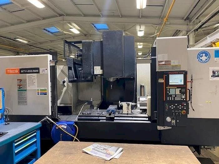 Prikaz  stroja Mazak MTV 655/60N  sprijeda