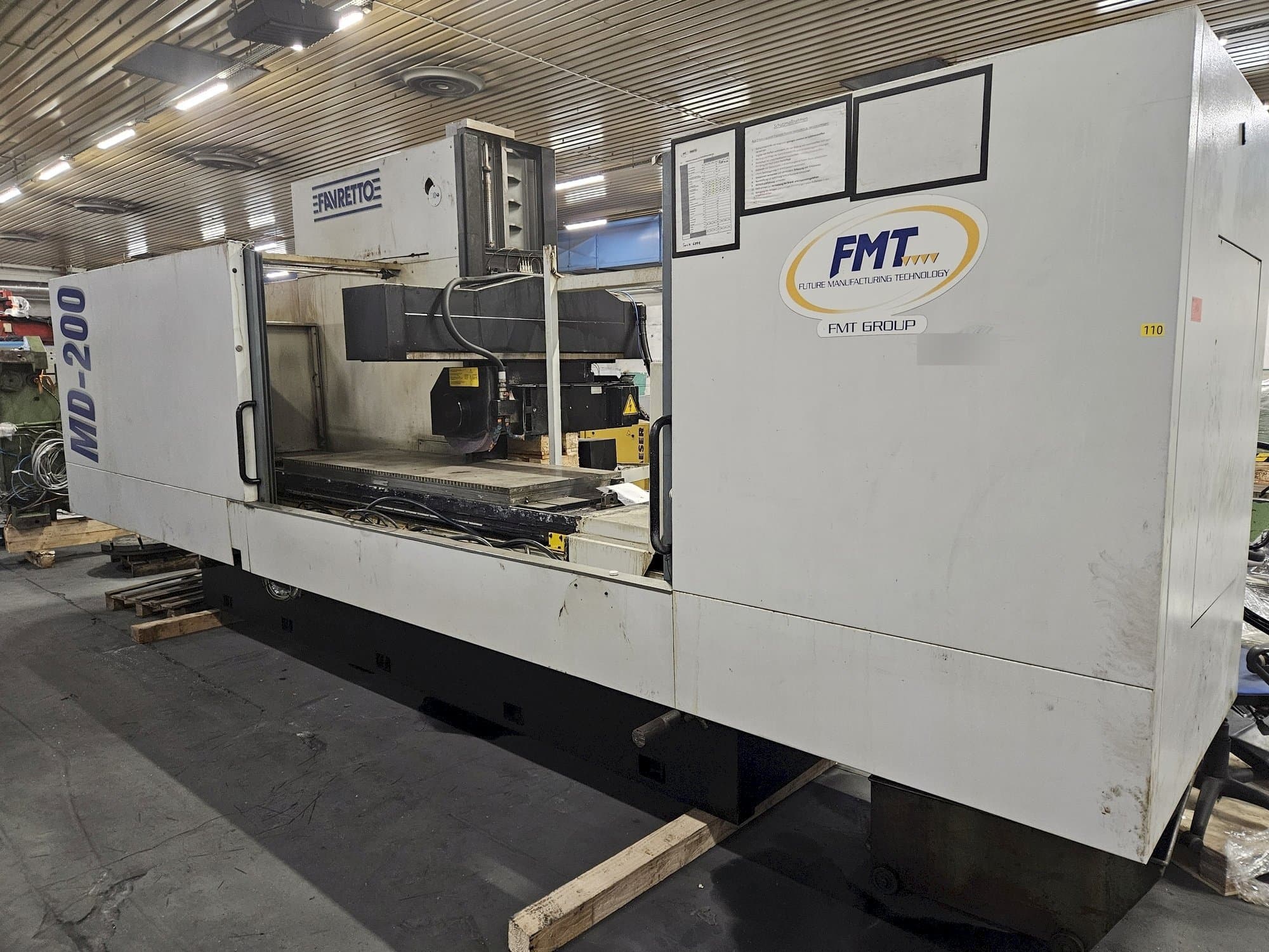 Prikaz  stroja FAVRETTO MD 200  sprijeda