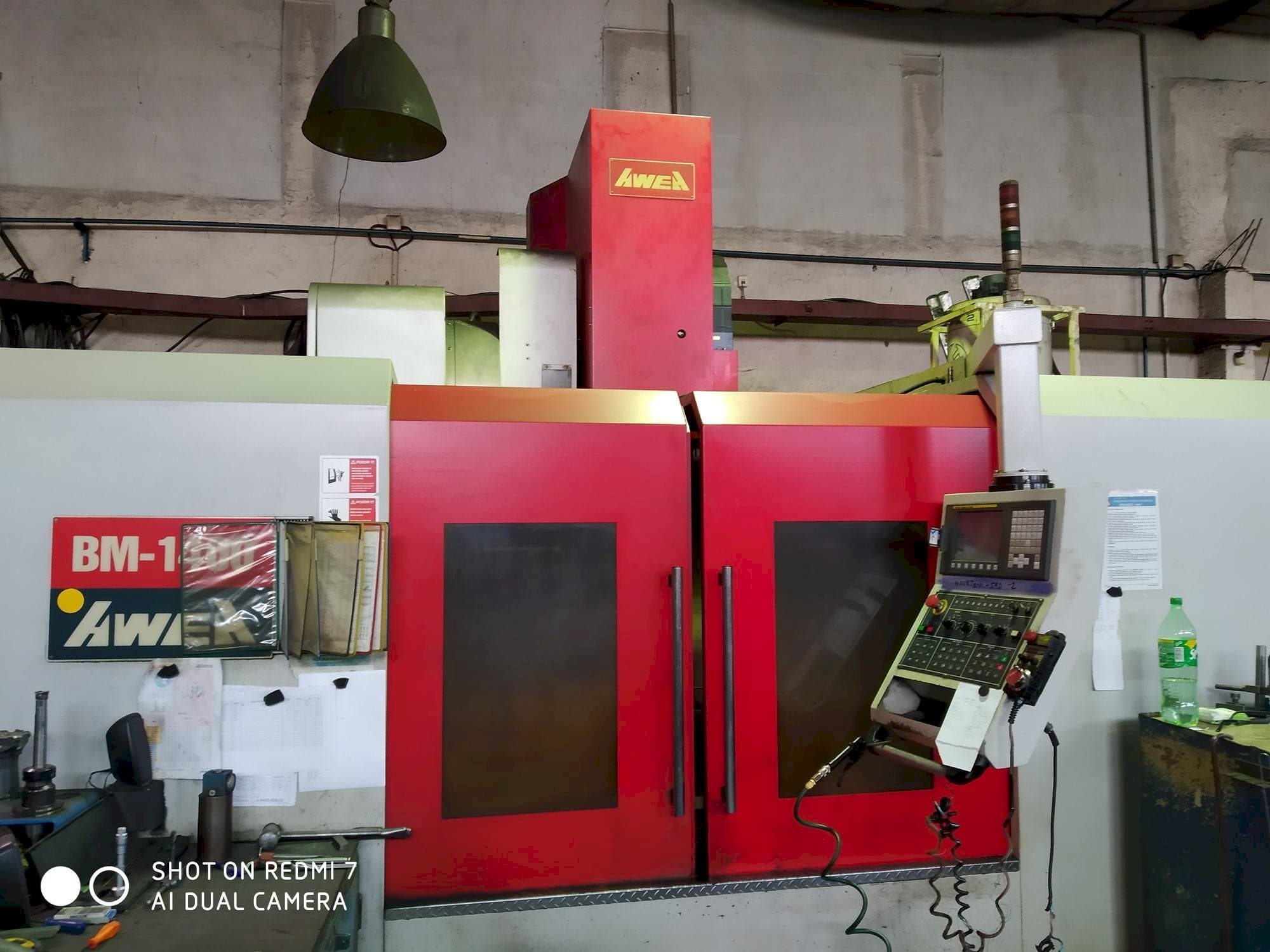Prikaz  stroja AWEA BM-1400  sprijeda