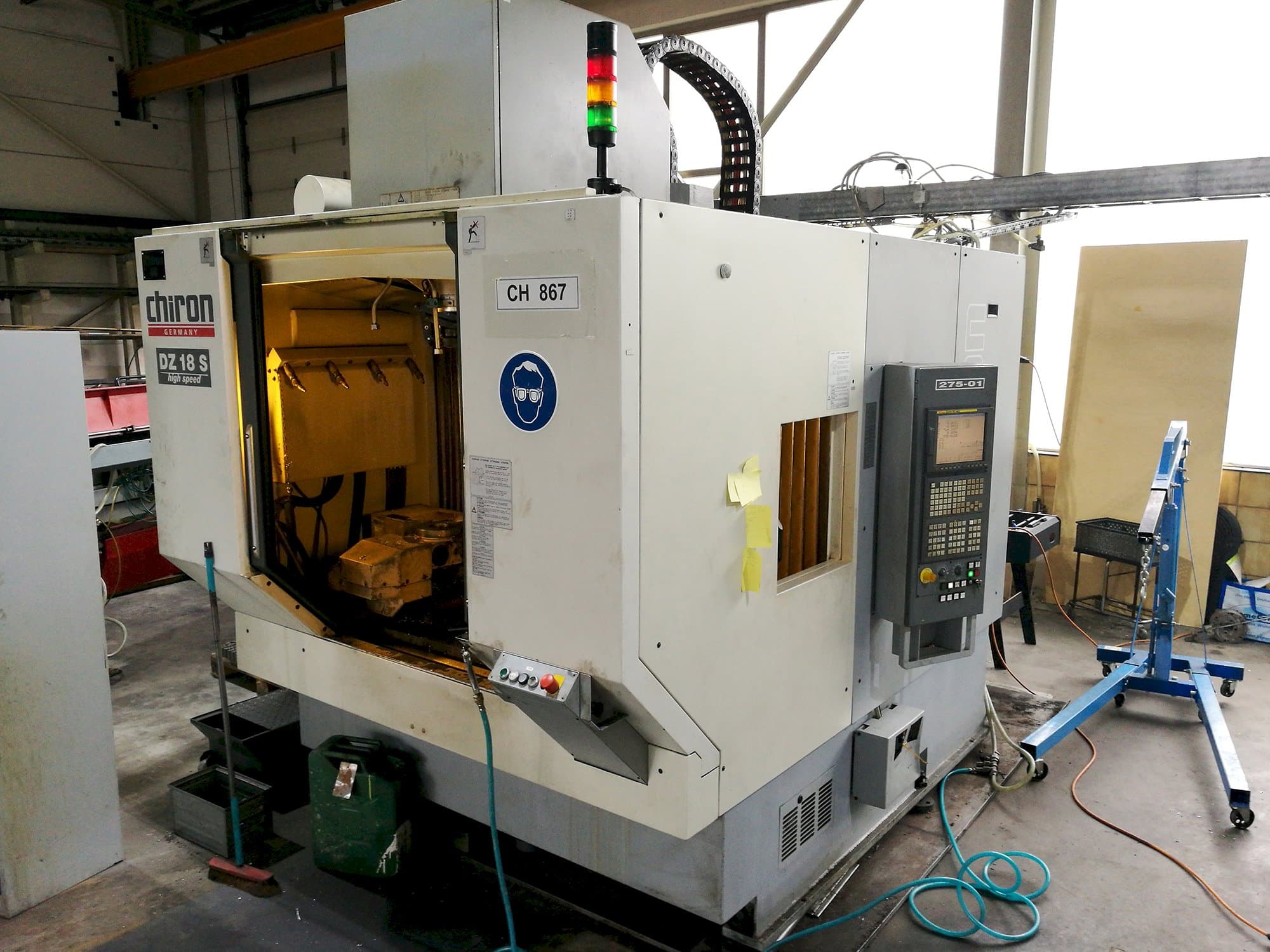 Prikaz stroja Chiron DZ 18 S slijeva