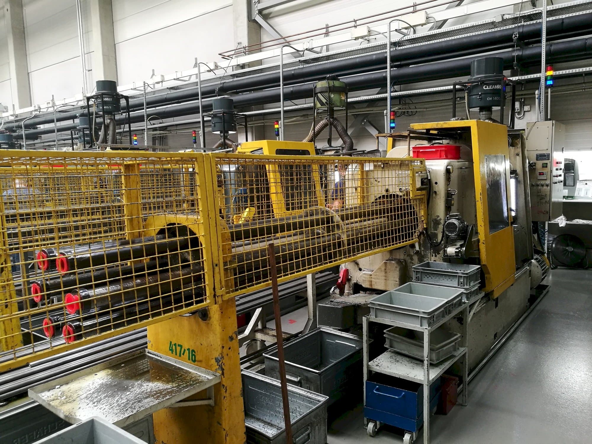 Prikaz  stroja Wickman 1  3/8"-6  sprijeda