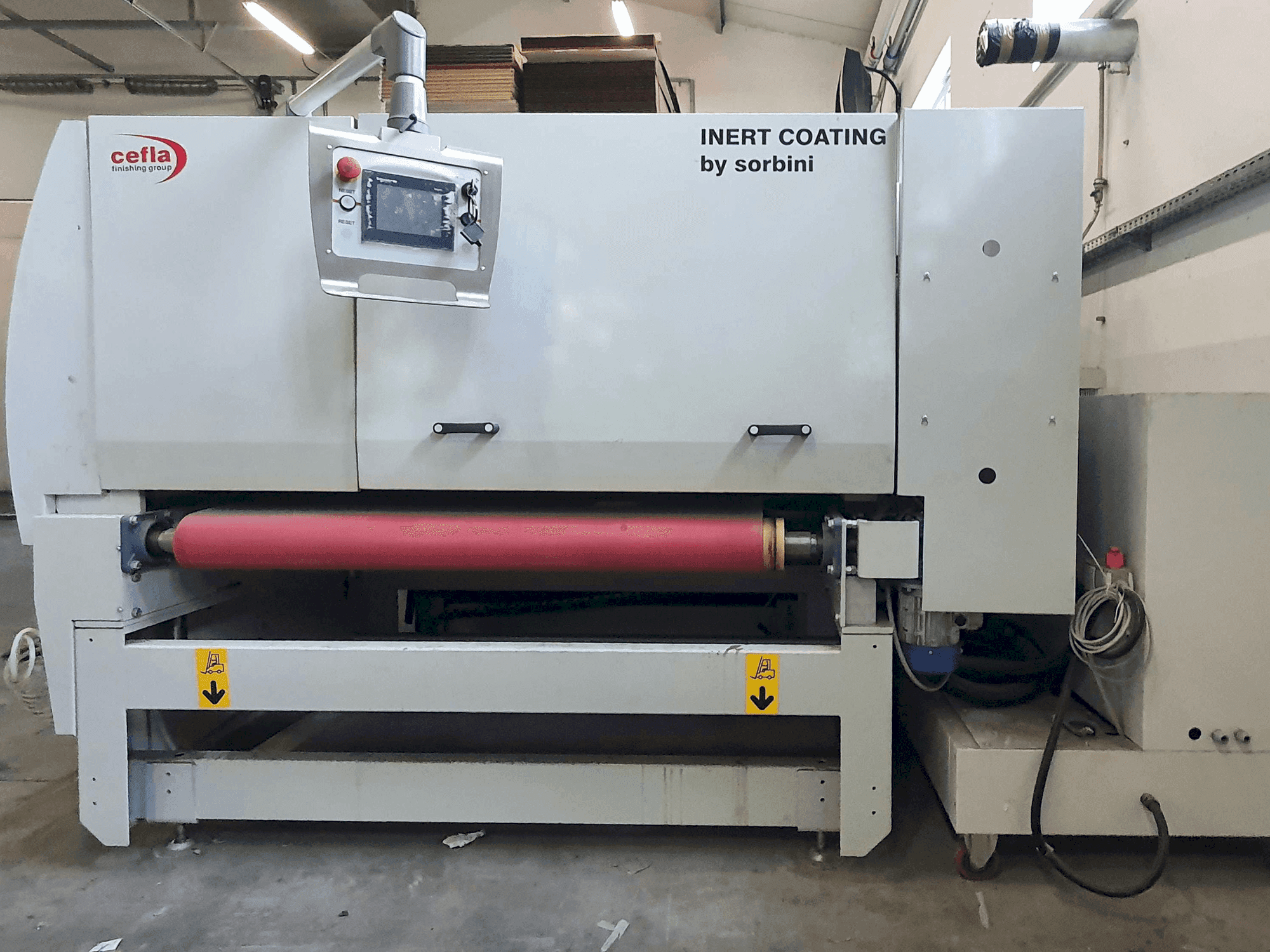 Prikaz  stroja CEFLA INTER-TEC  sprijeda