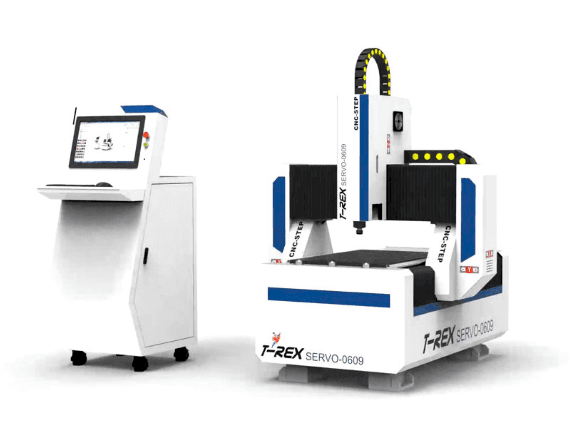 Prikaz  stroja T-Rex Servo-0609  sprijeda