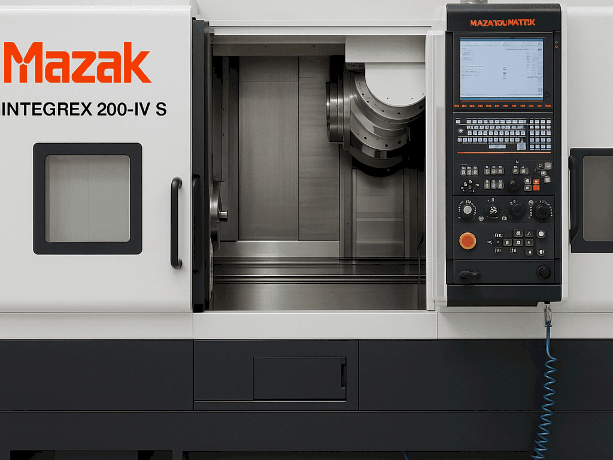 Prikaz  stroja Mazak Integer 200-IV S x 1000  sprijeda