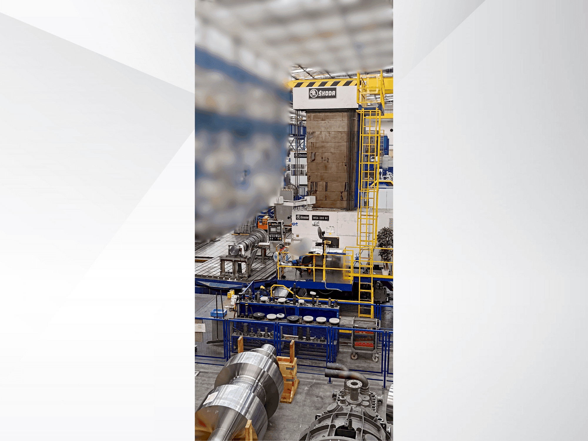 Prikaz  stroja SKODA WEA 200 CNC  sprijeda