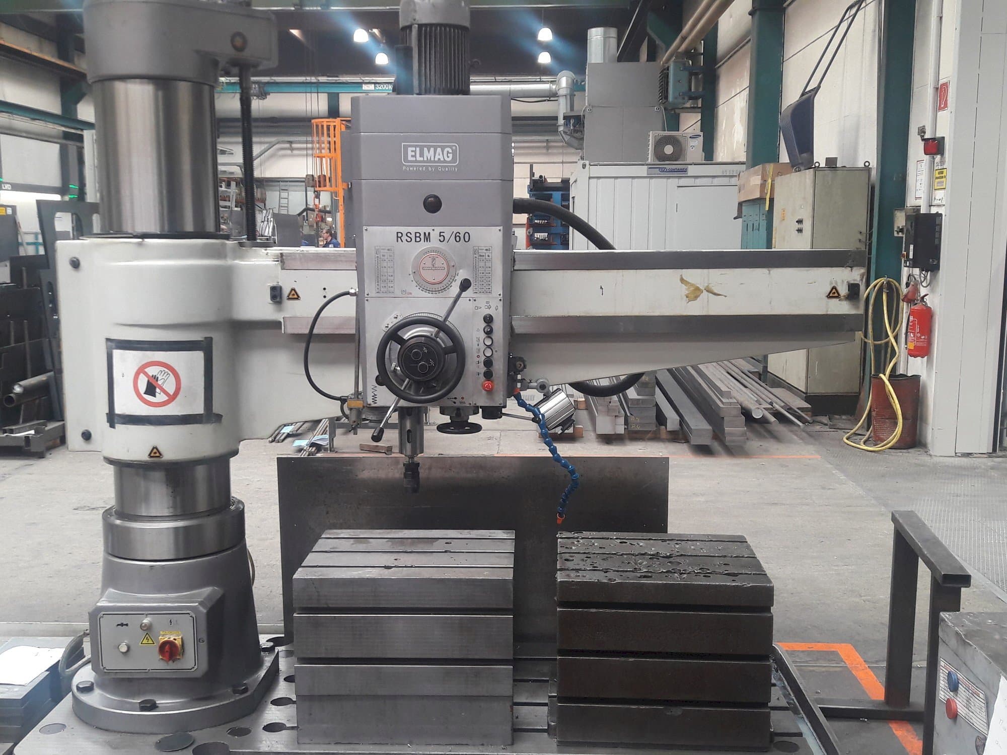 Prikaz  stroja ELMAG RSBM 5/60  sprijeda