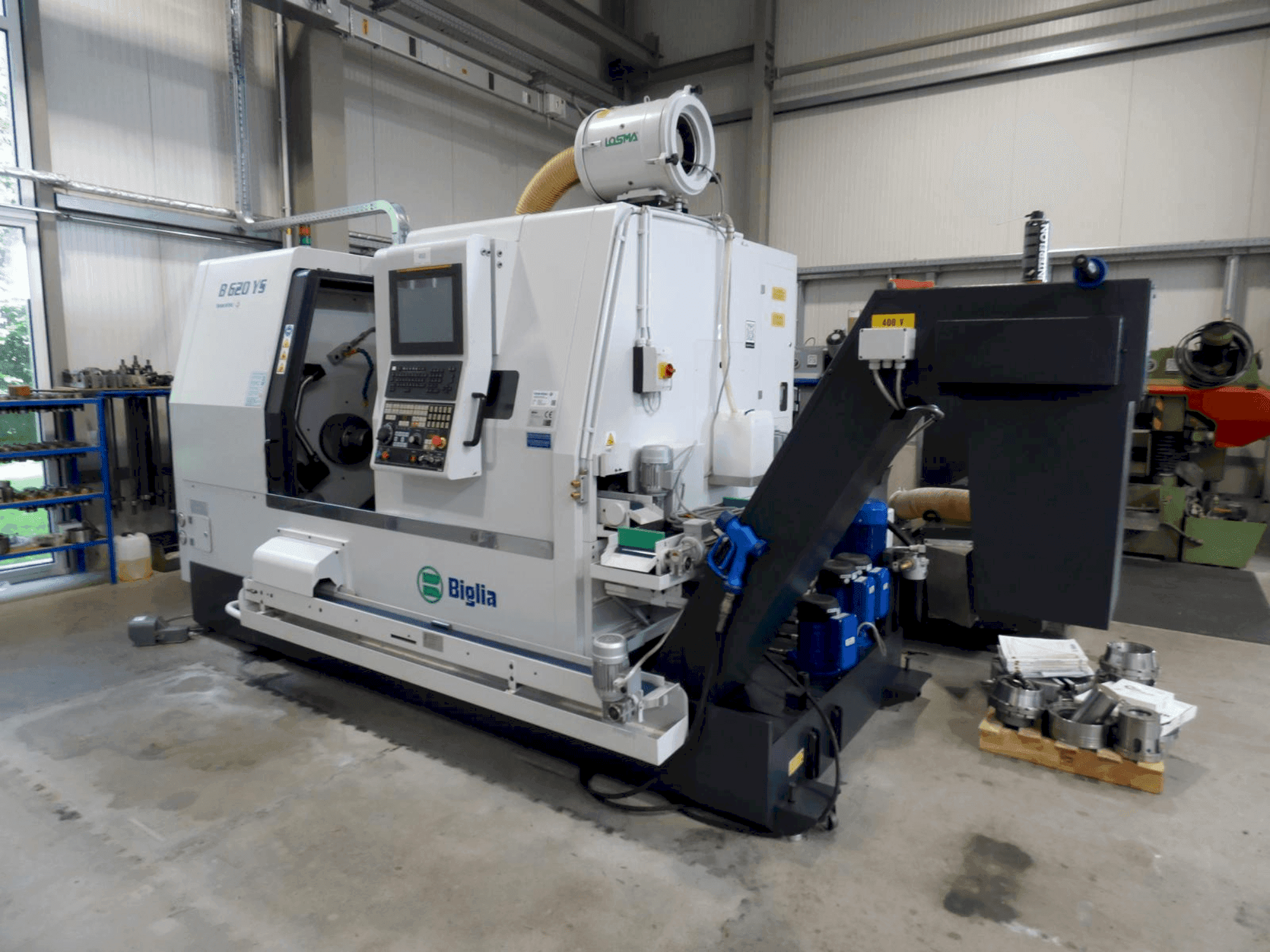 Prikaz  stroja Biglia B620YS  sprijeda