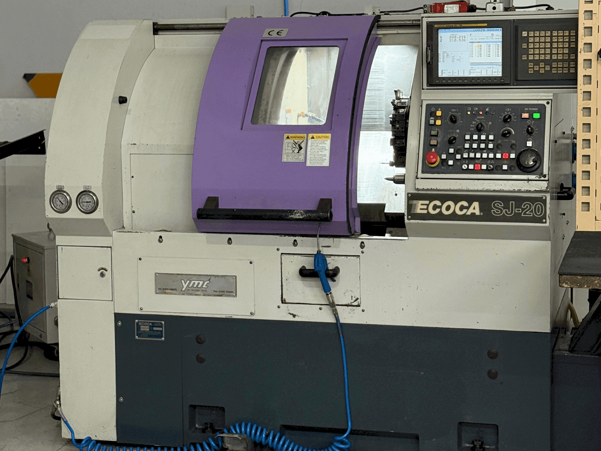 Prikaz  stroja ECOCA SJ-20  sprijeda