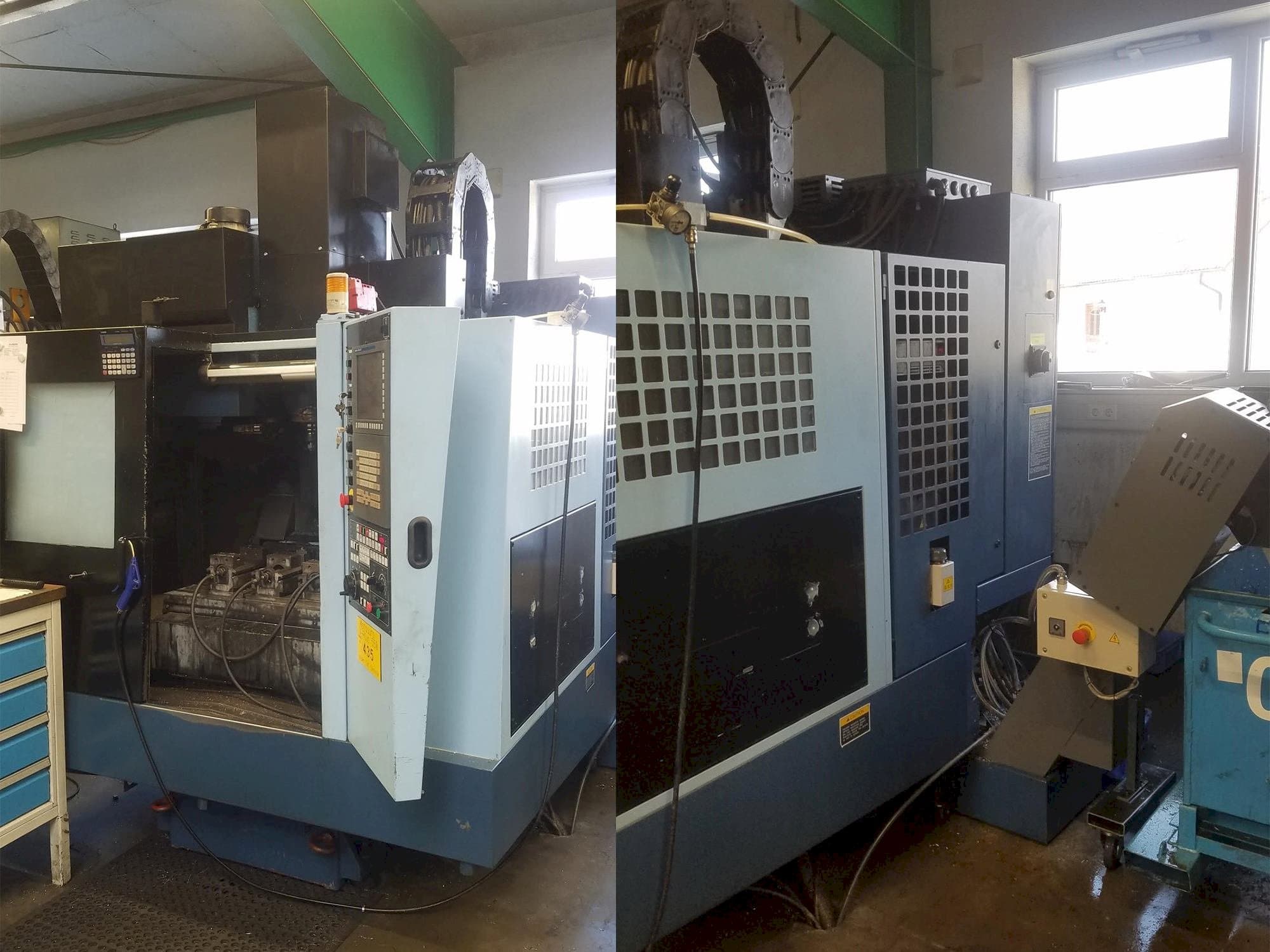 Prikaz  stroja Matsuura 550 V-Plus  sprijeda