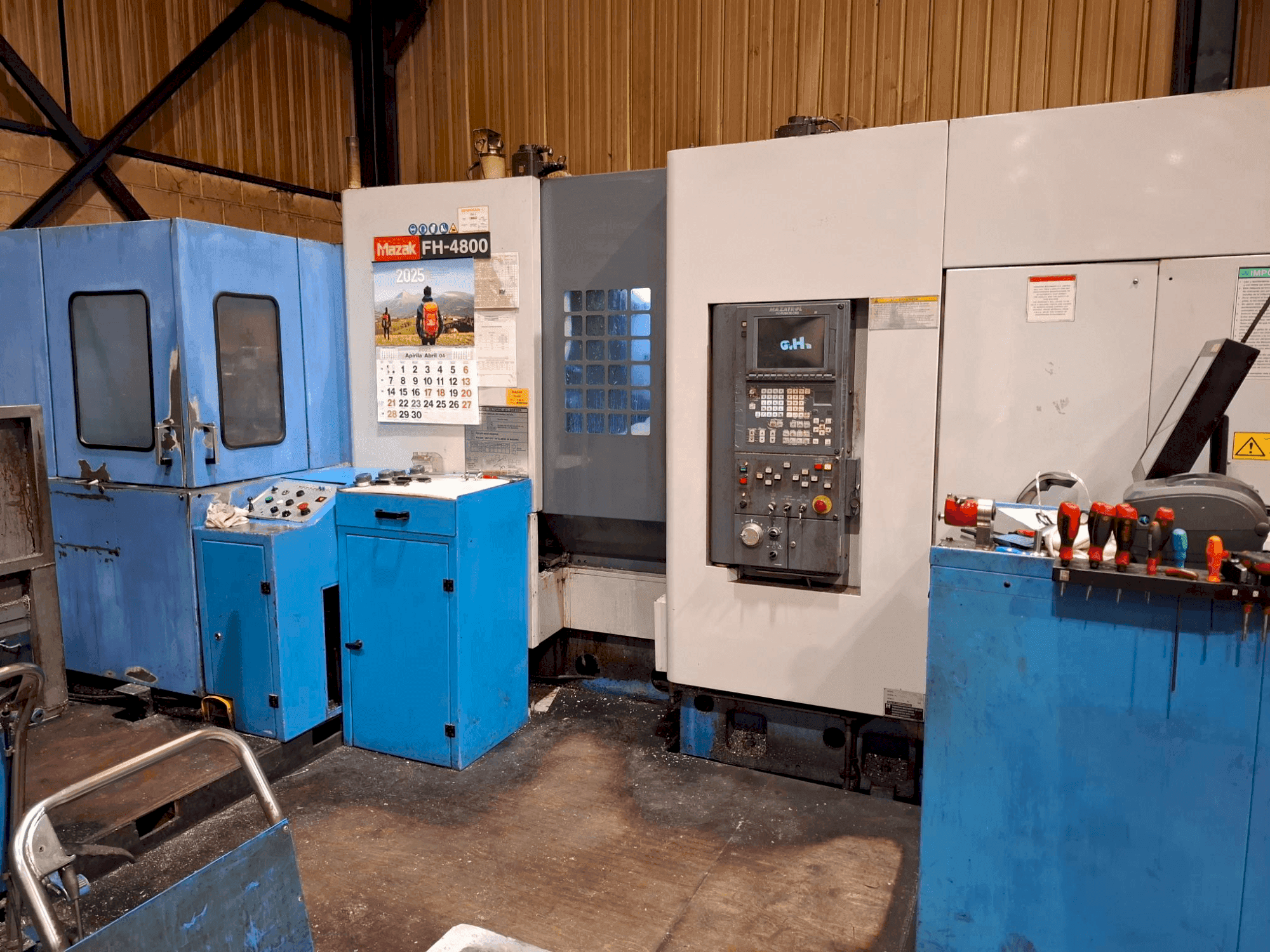 Prikaz  stroja Mazak FH-4800  sprijeda