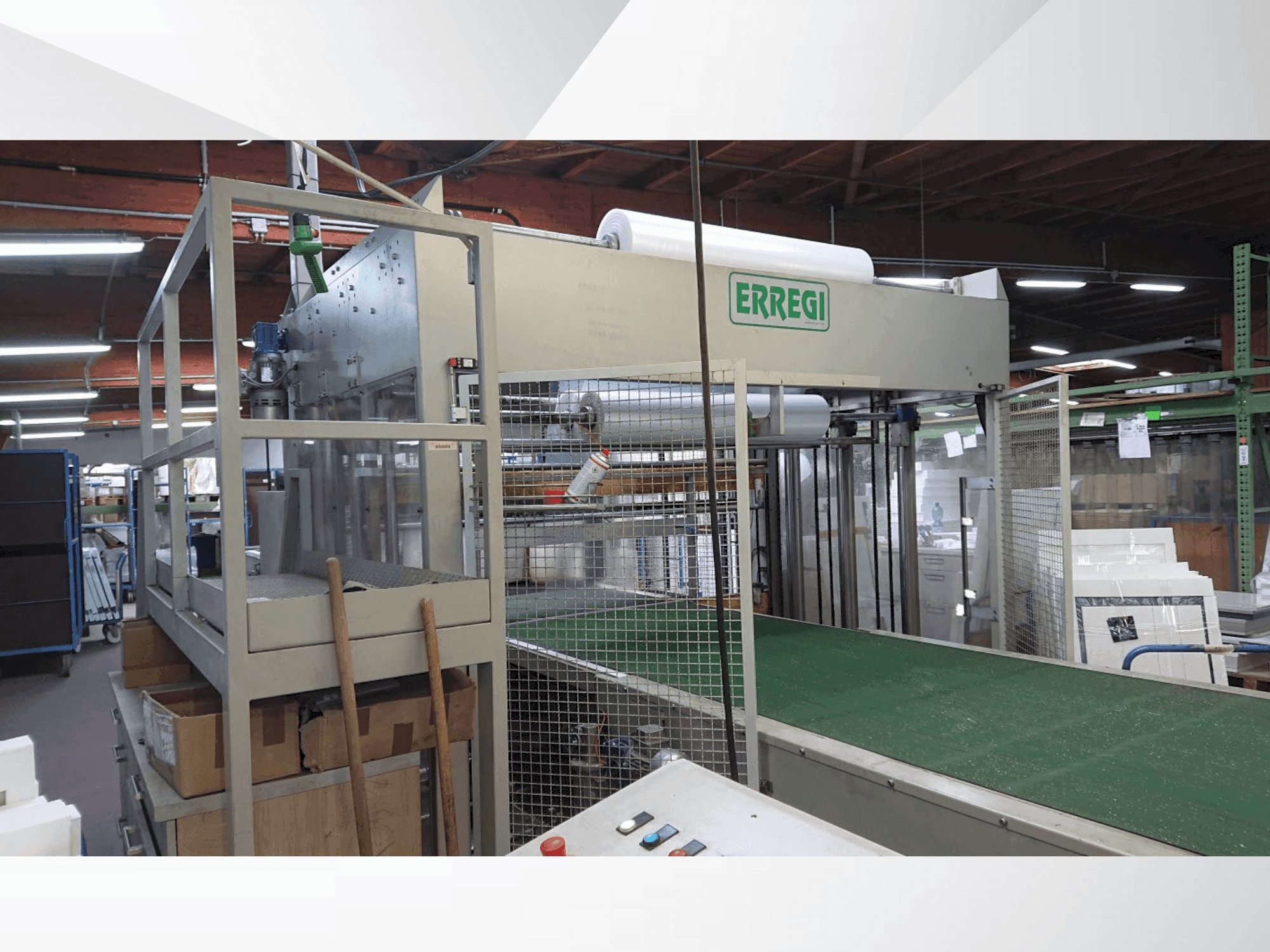 Prikaz  stroja ERREGI LINE ERREGI  sprijeda