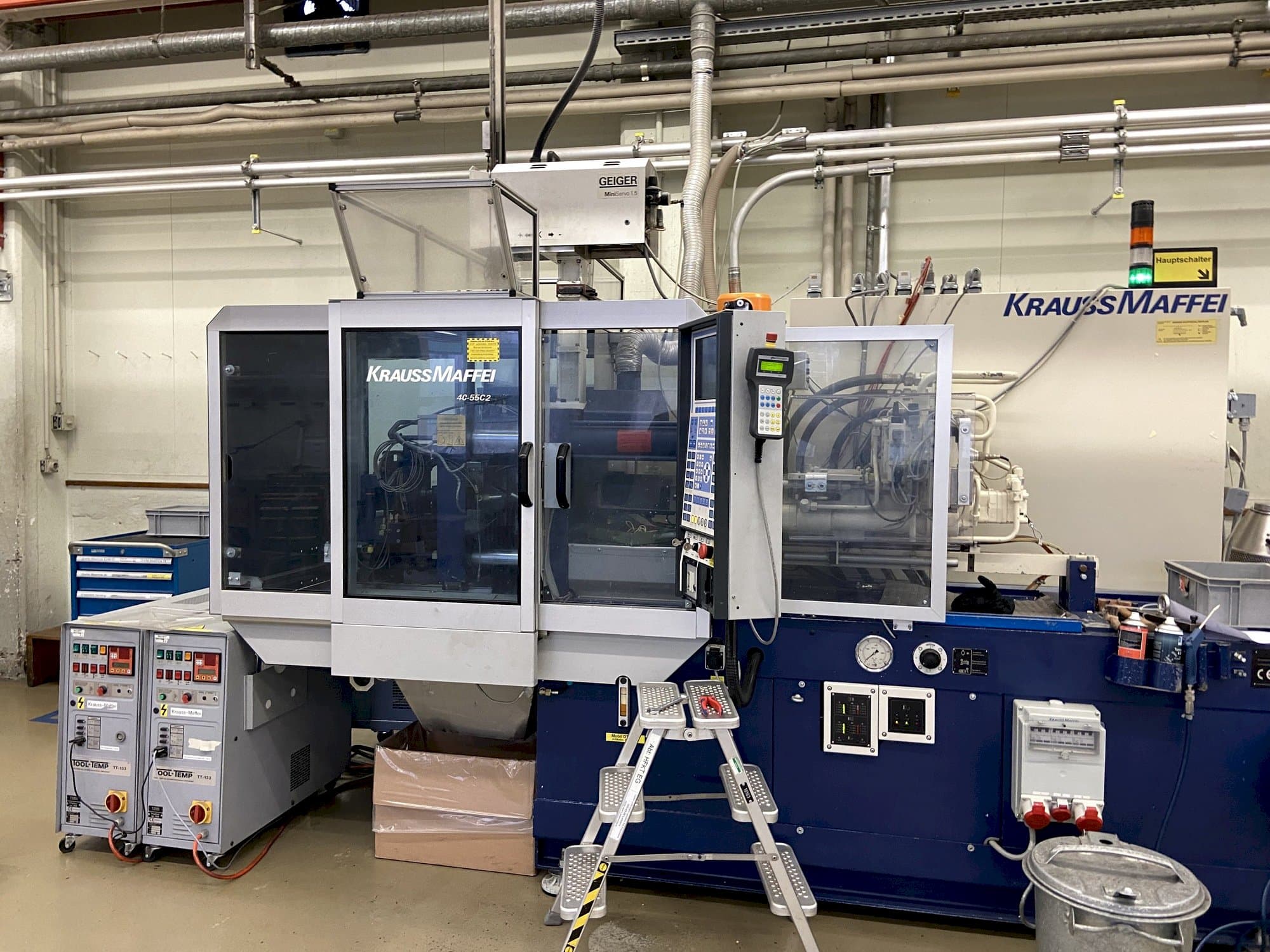 Prikaz  stroja Krauss Maffei 40/55 C2  sprijeda