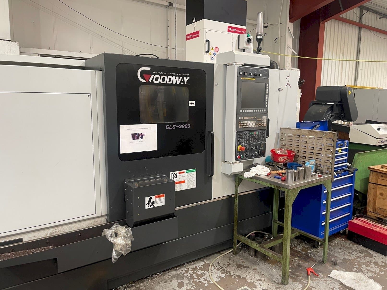 Prikaz  stroja Goodway GLS-2800  sprijeda