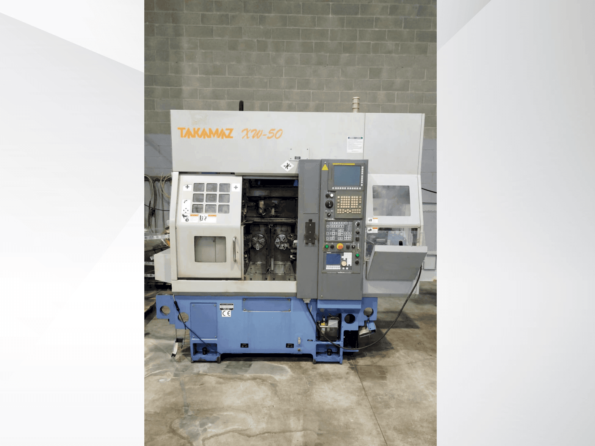 Prikaz  stroja Takamaz NW 50  sprijeda