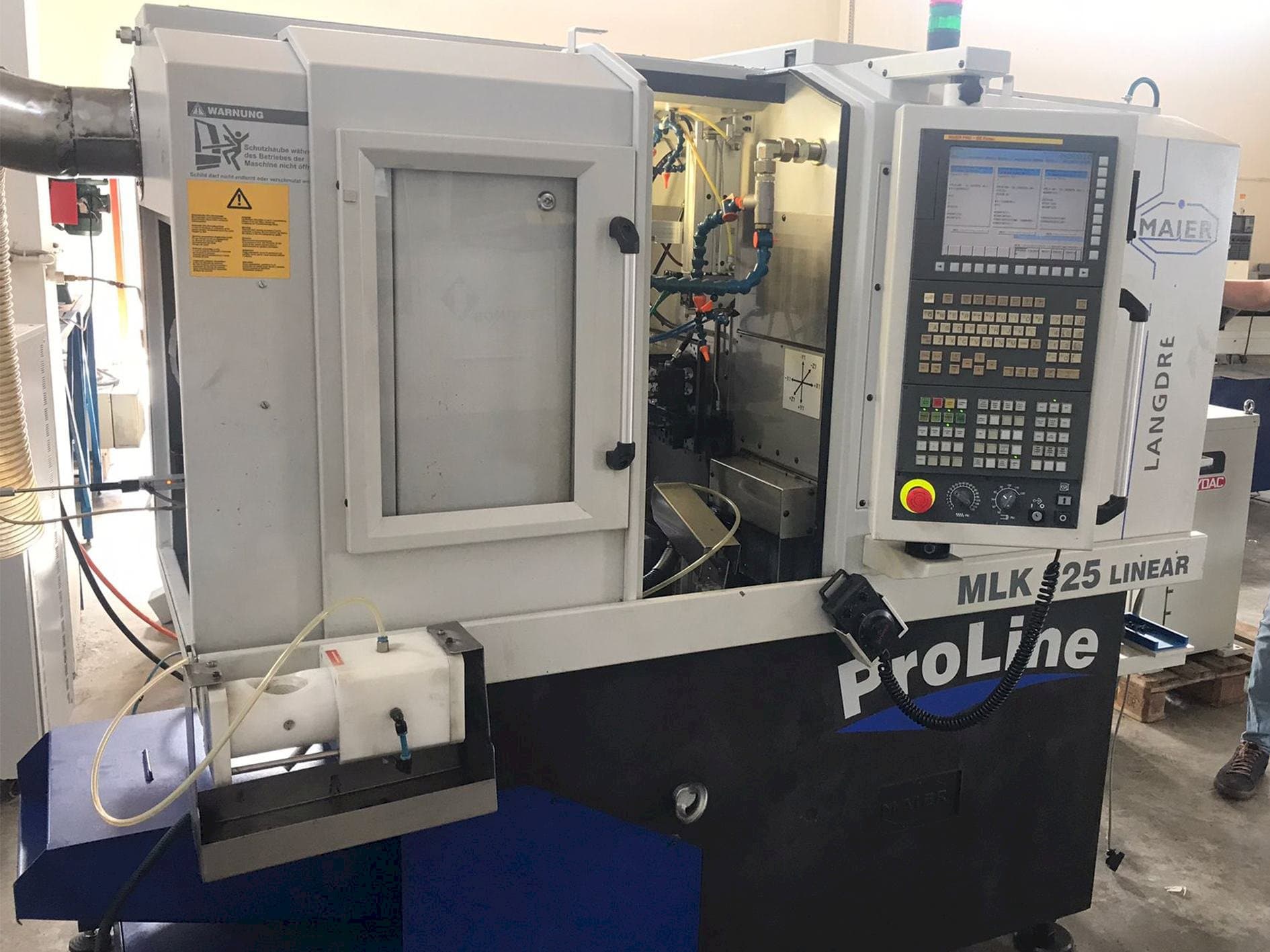 Prikaz stroja Maier MLK 125 Linear sprijeda