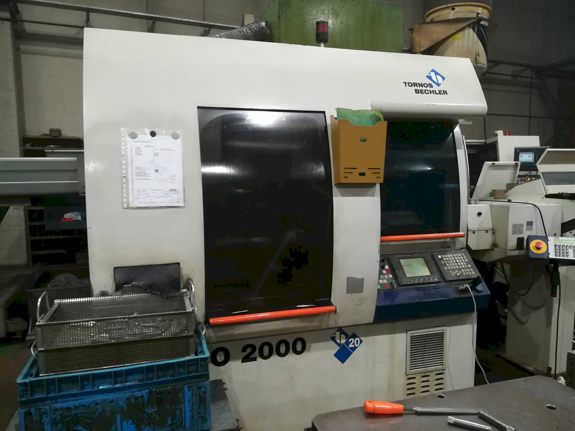Prikaz  stroja Tornos-Bechler Deco 20  sprijeda