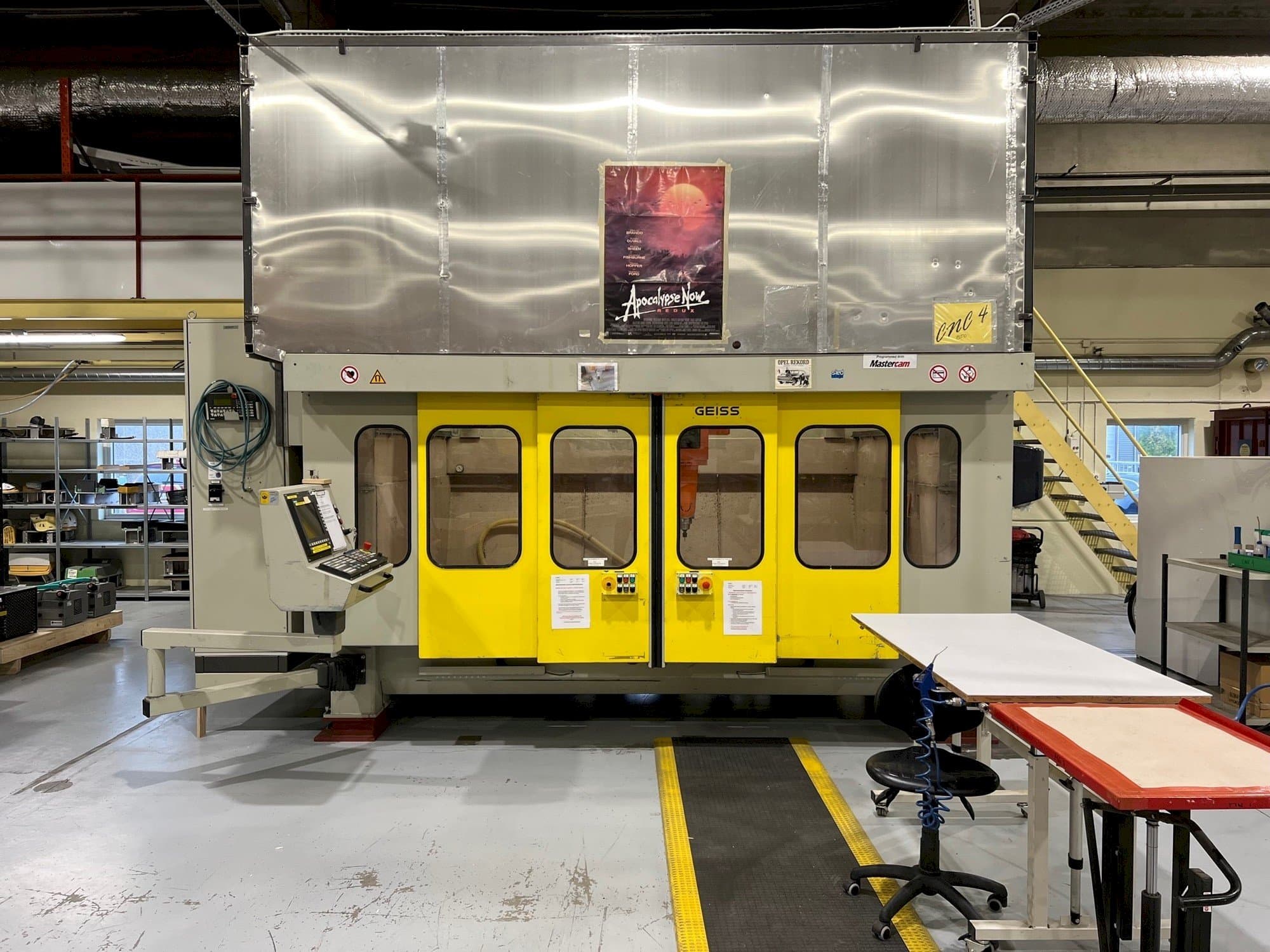 Prikaz  stroja GEISS FZ 2000x1000  sprijeda