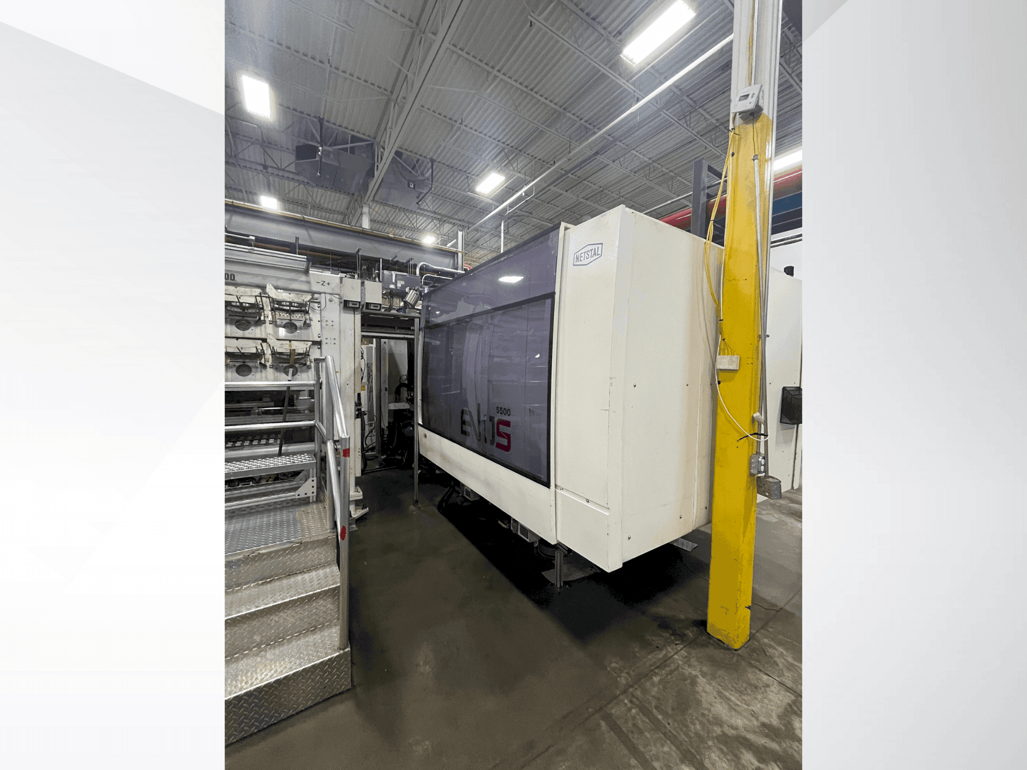Prikaz  stroja Netstal EVOS 5500-2900 Speed  sprijeda