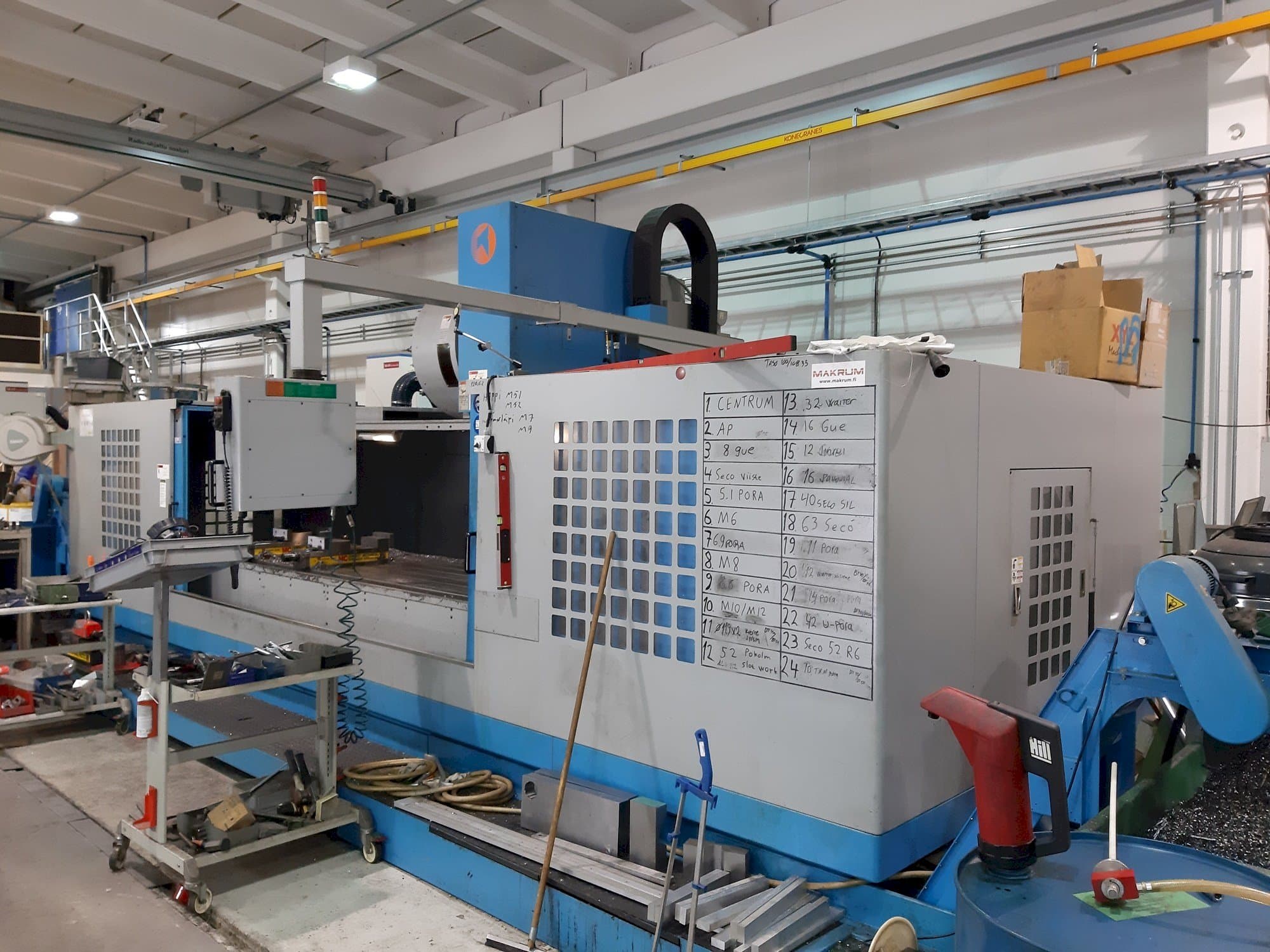 Prikaz  stroja Takumi V32  sprijeda