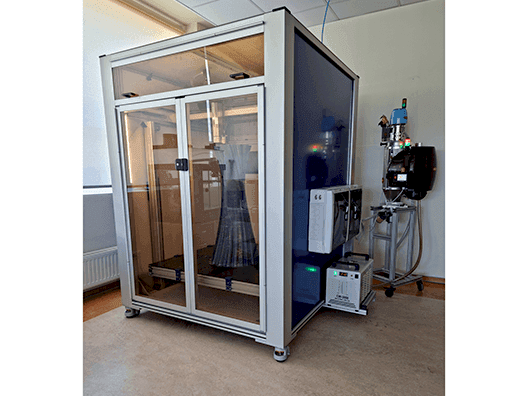 Prikaz  stroja Terracubed T1000  sprijeda