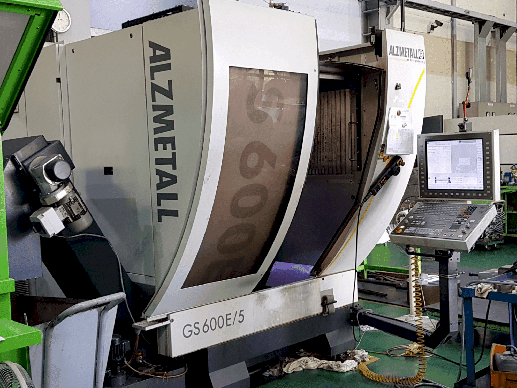 Prikaz  stroja Alzmetall GS600E/5  sprijeda