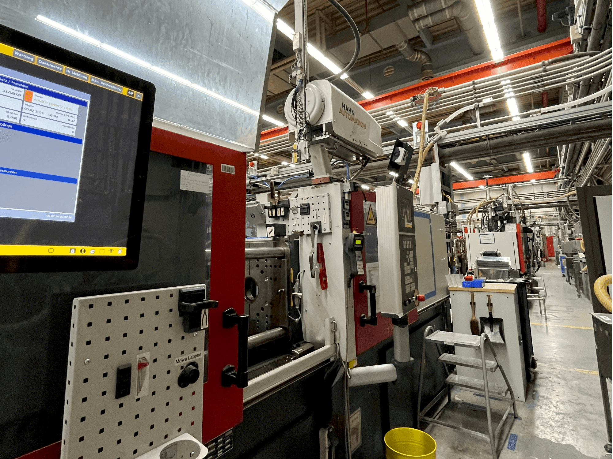 Prikaz lijeve strane  stroja FERROMATIK EE 75