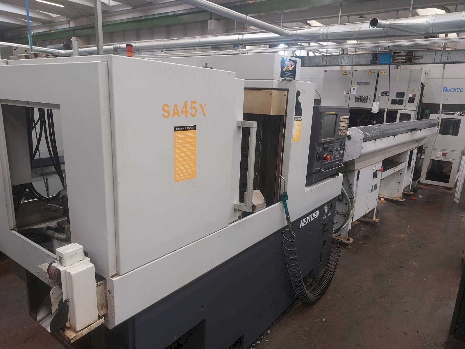 Prikaz lijeve strane  stroja Nexturn SA 45X