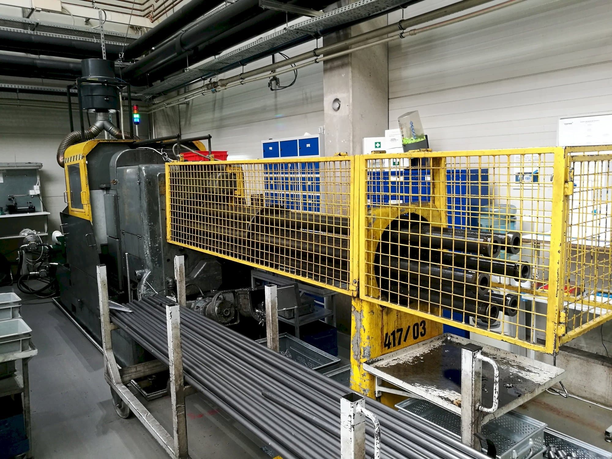 Prikaz  stroja Wickman 1  3/8"-6  sprijeda