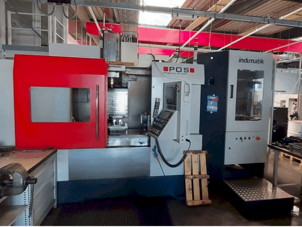 Prikaz  stroja POSmill POS E1100  sprijeda