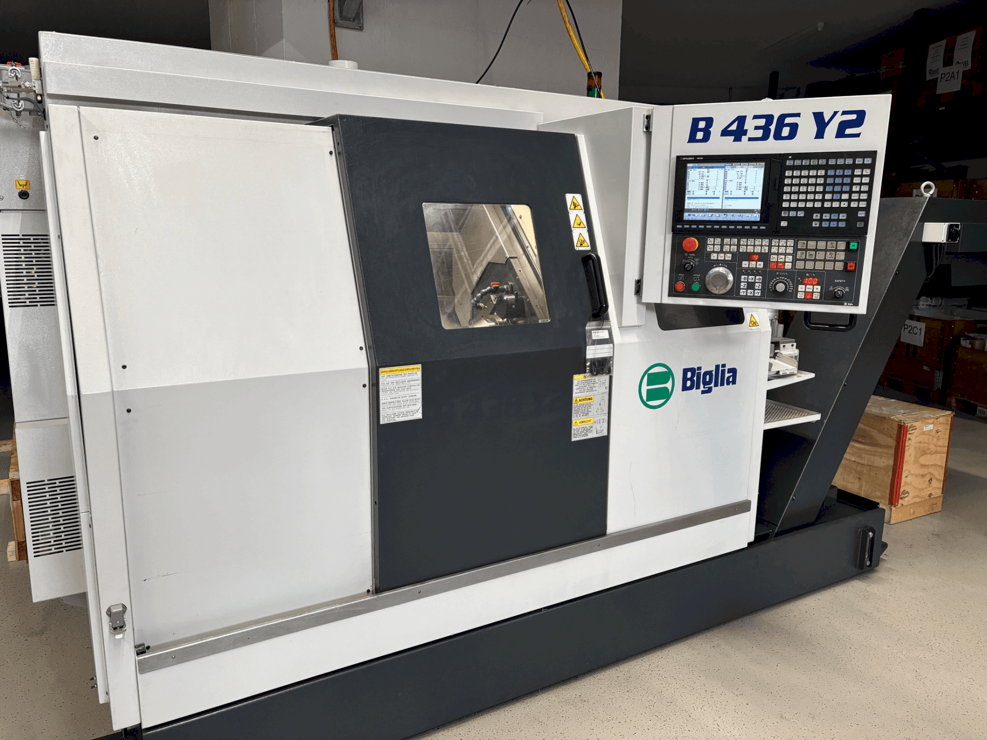 Prikaz  stroja Biglia B436Y2  sprijeda