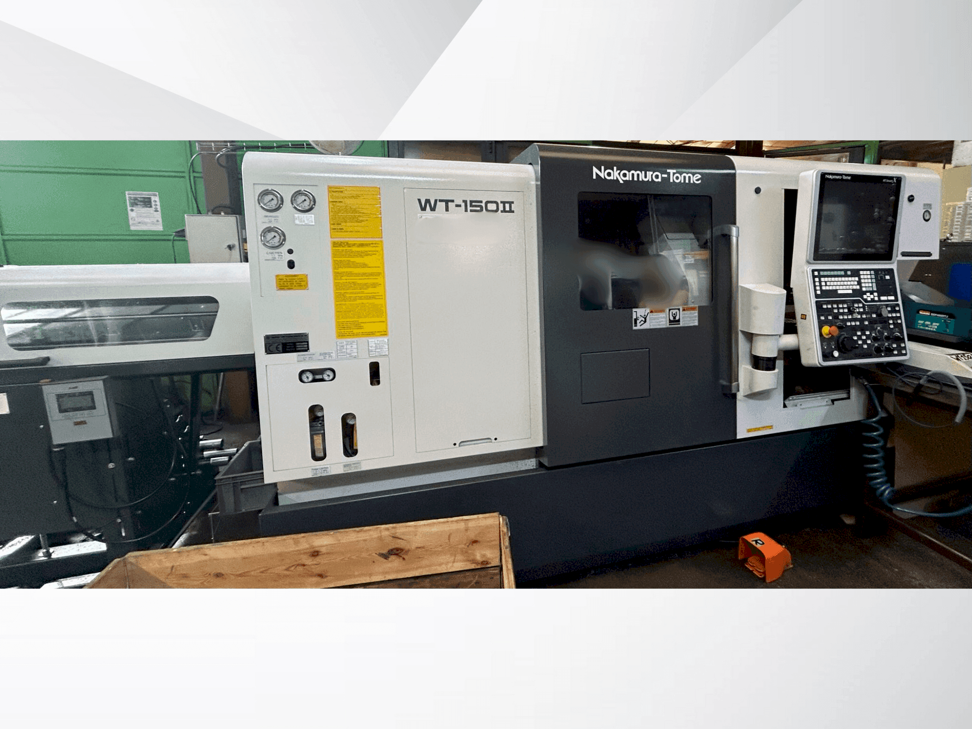 Prikaz  stroja NAKAMURA-TOME WT 150  sprijeda