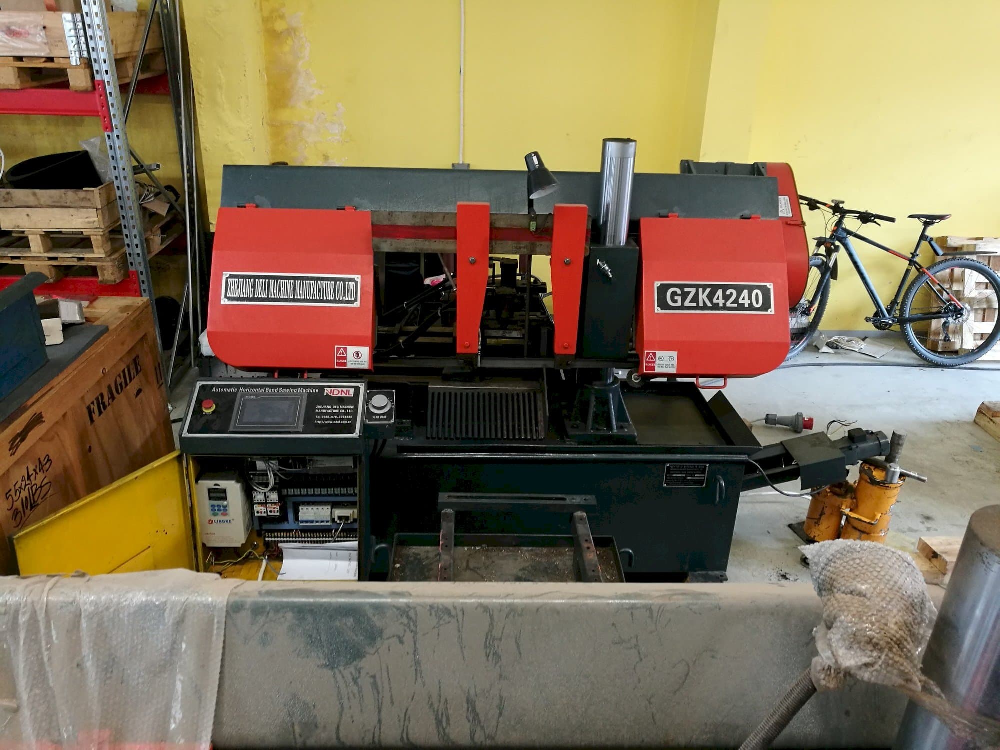 Prikaz  stroja NDNL GZK4240  sprijeda