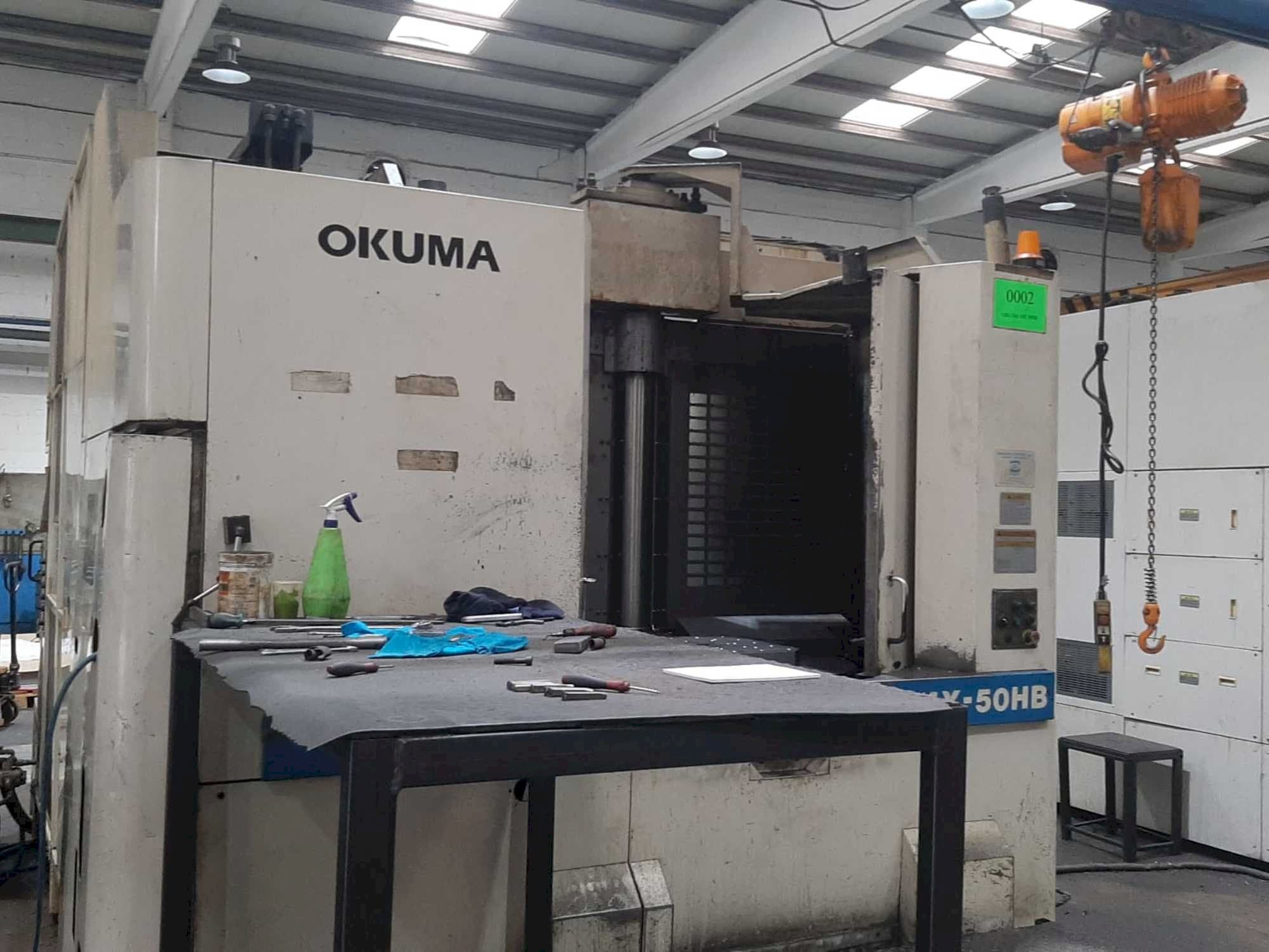 Prikaz stroja Okuma MX-50HB sprijeda