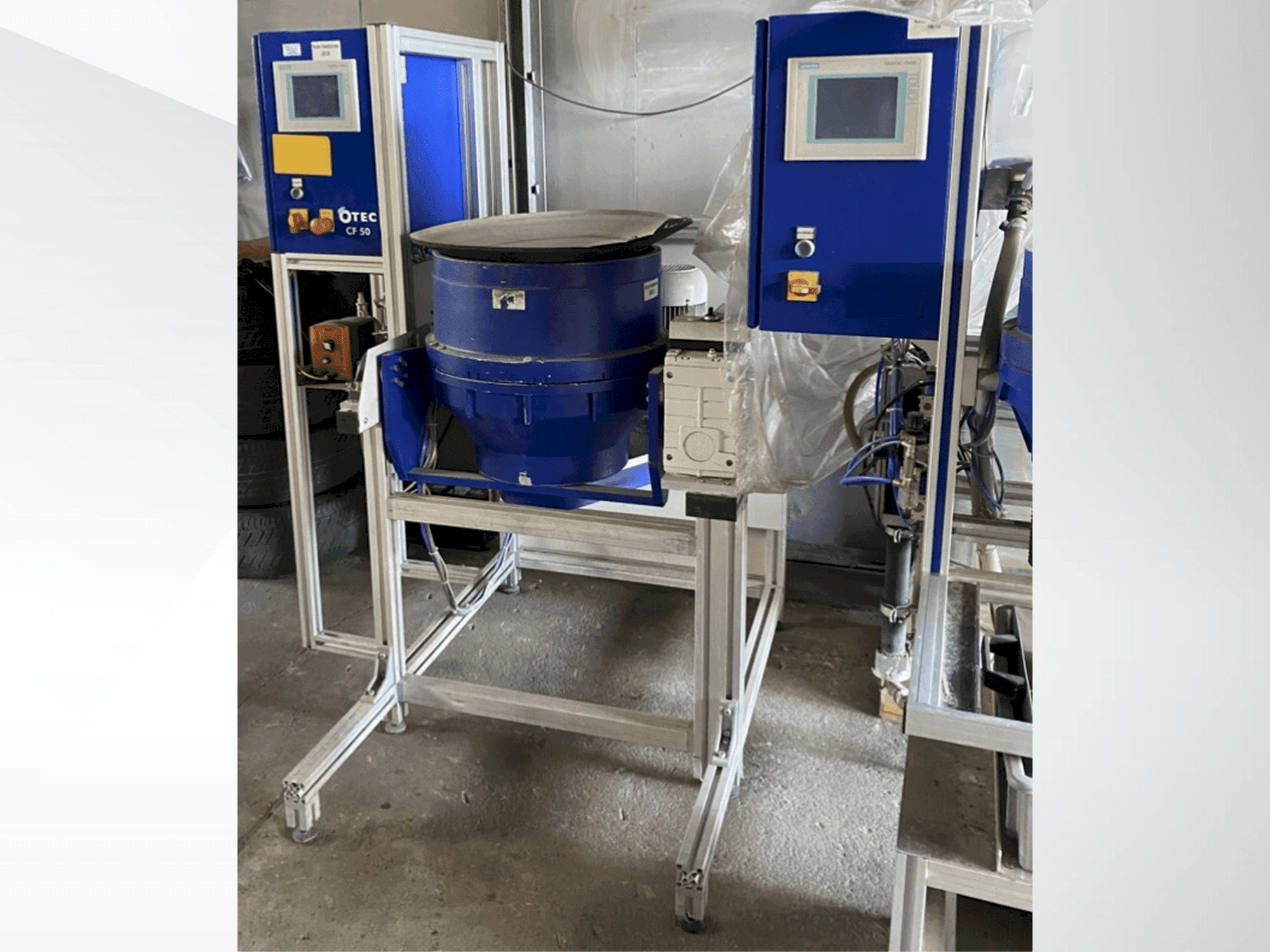 Prikaz  stroja OTEC CF 1x50  sprijeda