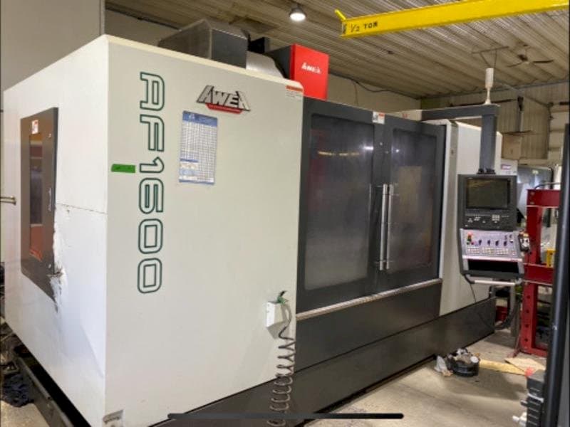 Prikaz  stroja AWEA AF-1600  sprijeda