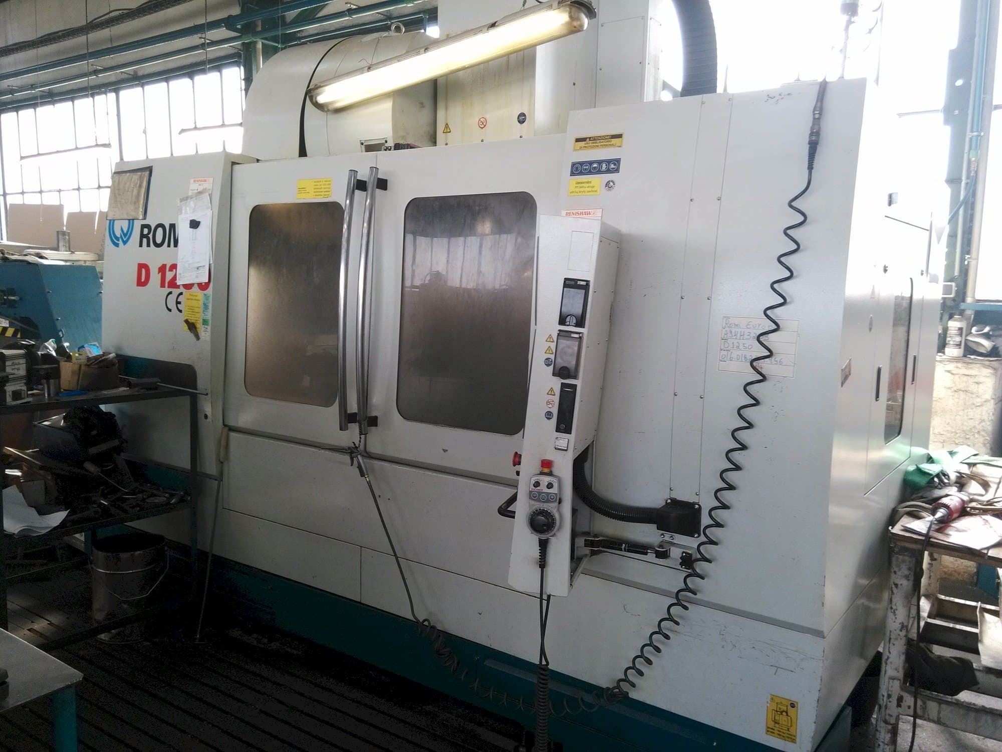 Prikaz  stroja Romi D 1250  sprijeda