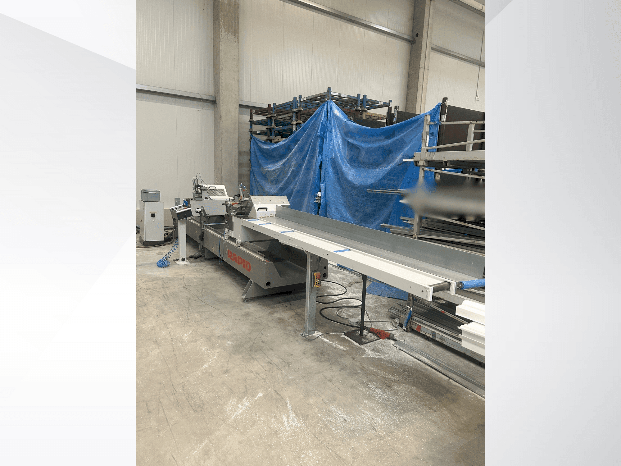 Prikaz  stroja RAPID DGL 200-E  sprijeda