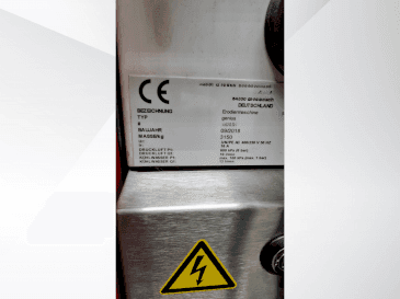 Prikaz stroja ZK GENIUS 700 sprijeda