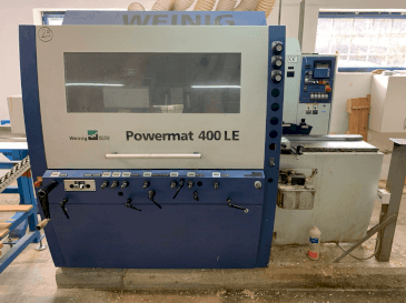 Prikaz  stroja WEINIG / DIMTER POWERMAT 400LE  sprijeda