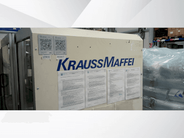 Prikaz  stroja Krauss Maffei 340 c2/80  sprijeda