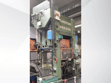 Prikaz  stroja RAVNE PRESSES Manzoni 160  sprijeda