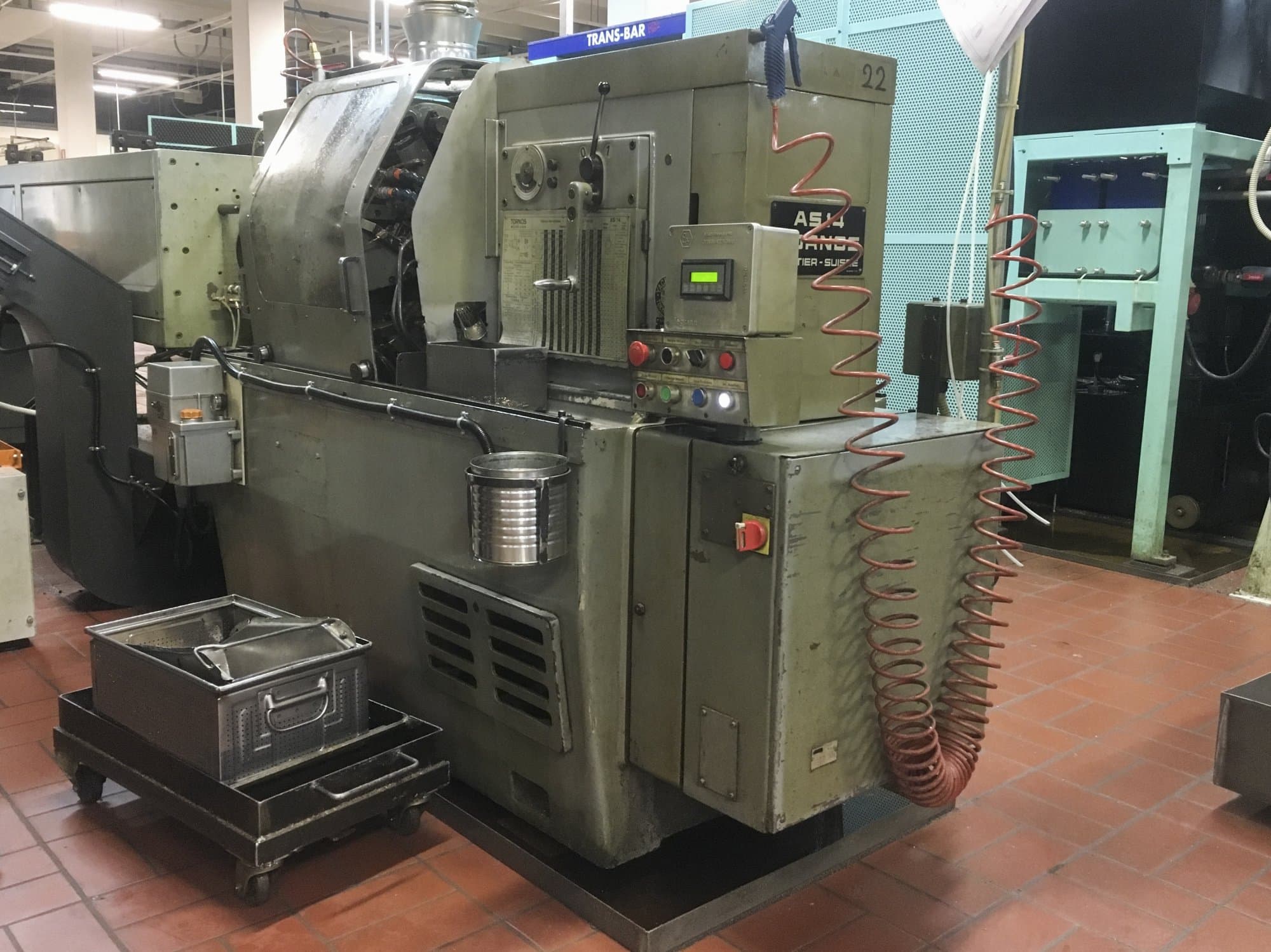 Prikaz  stroja Tornos AS-14 zdesna